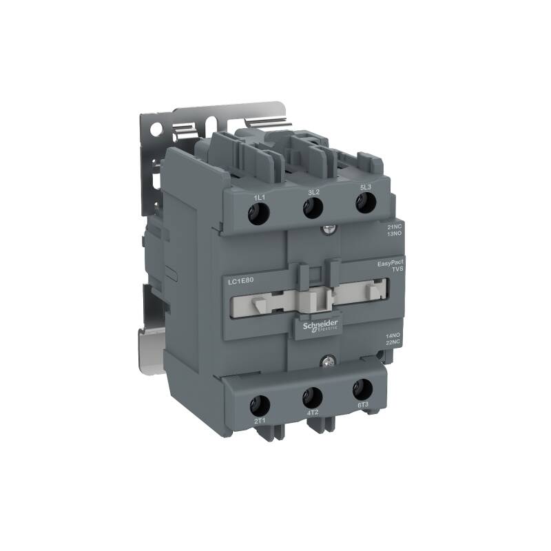 3 Pole contactor, 220VAC coil-Mag. Contactor 80 Amp 37KW ,Type:1 N/O + 1 N/C,KW / (HP):37/45 - 1