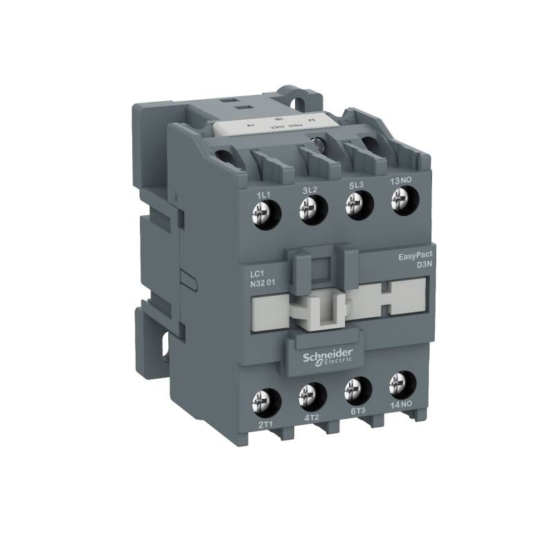 3 Pole contactor, 220VAC coil-Mag. Contactor 32 Amp 15kW ,Type:1 N/O + 1 N/C,KW / (HP):15/15 - 1