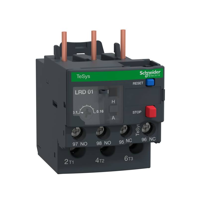 3 Pole Differential thrermal overload relays -0.10 ? 0.16A-D09 - D38 - 1