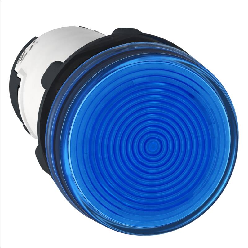 Blue, 220 - 240 VAC-Pilot Lights with integral LED, XB7 - 1