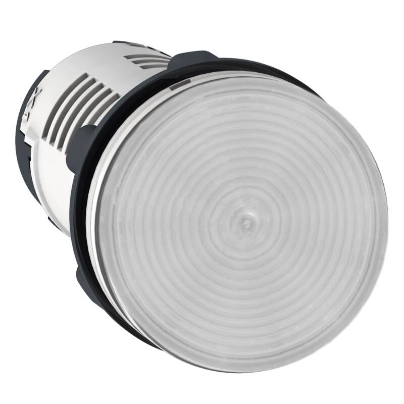Clear, 220 - 240 VAC-Pilot Lights with integral LED, XB7 - 1